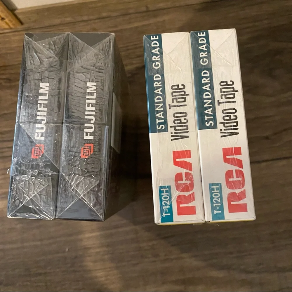 NEW RCA FUJIFILM T-120H STANDARD GRADE BLANK VHS VIDEO TAPE 6hr